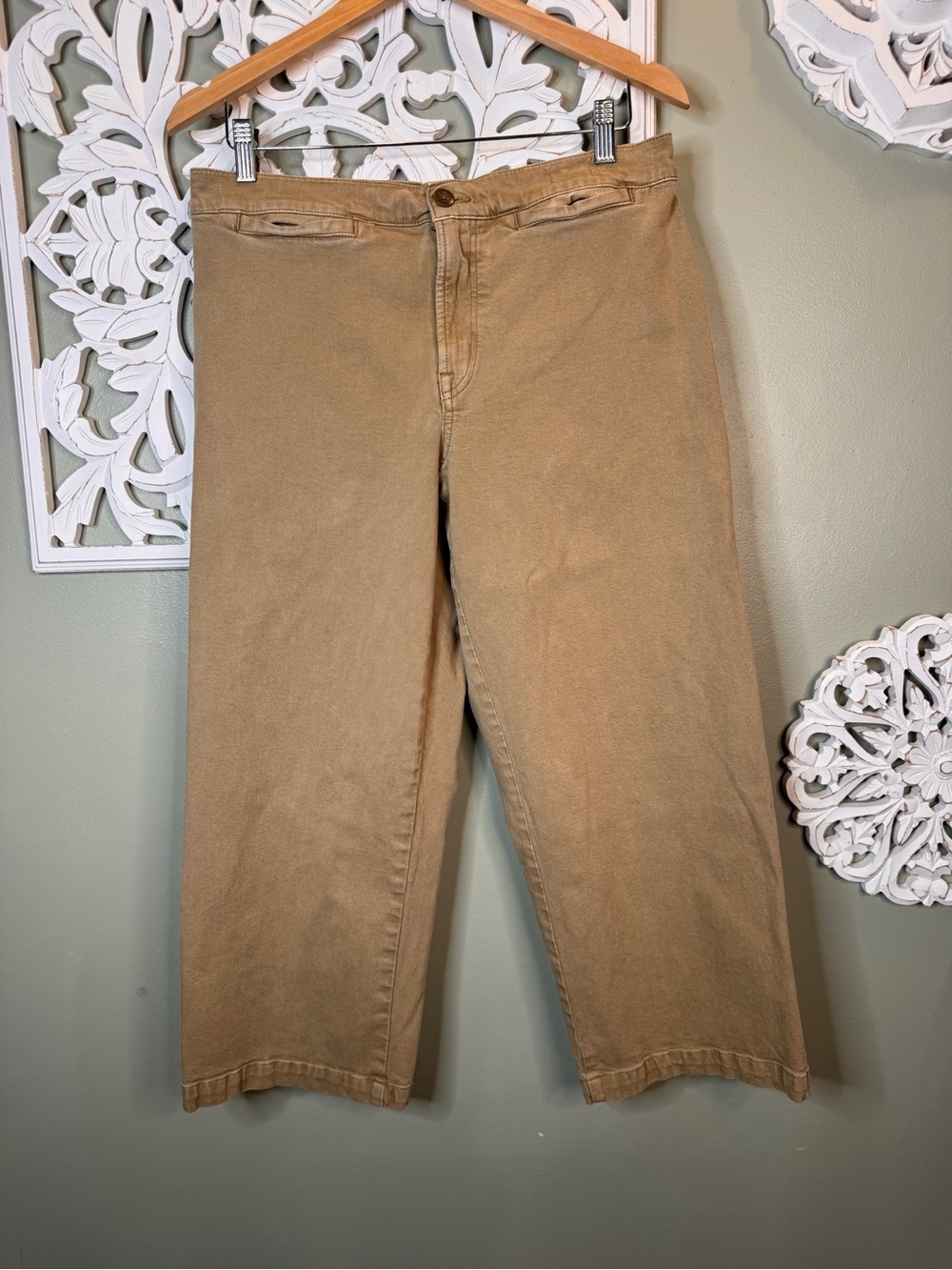 Madewell Emmett Wide Leg Crop Welt Pocket Edition P31 Petite